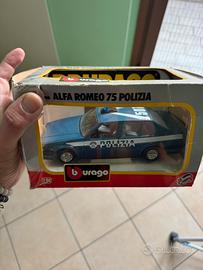 modellino polizia alfa 75