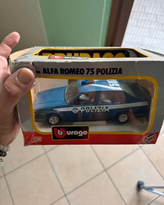 modellino polizia alfa 75