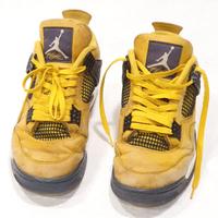 Air Jordan 4 Retro Lightning gialle 2021 Tg44