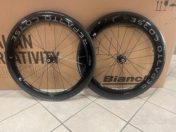Coppia Ruote REPARTO CORSE Bianchi NEW 65mm + 50mm