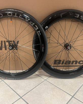 Coppia Ruote REPARTO CORSE Bianchi NEW 65mm + 50mm