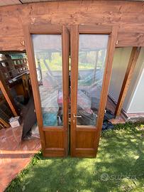 Porta finestra in legno