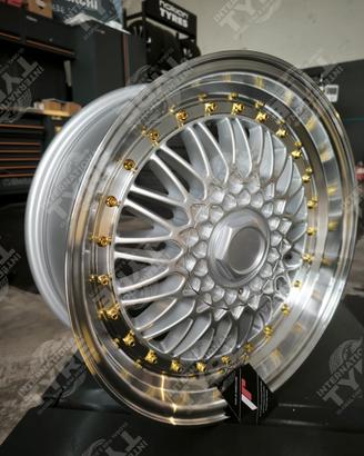 Set 4 Cerchi Japan Racing JR9 Silver / Machined Li