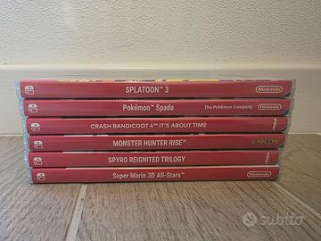 Giochi nintendo switch venduti anche separatamente
