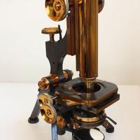 Antico microscopio Watson & Sons c.1890