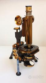 Antico microscopio Watson & Sons c.1890