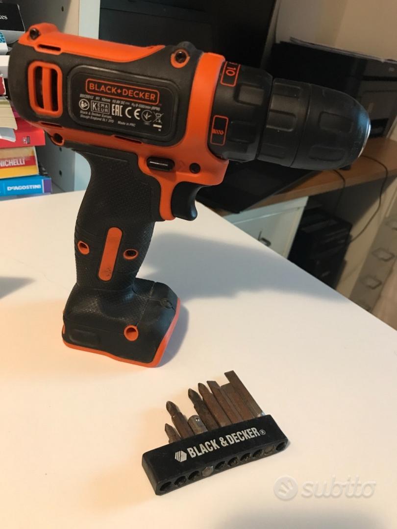 Black & Decker BDCDD12, trapano avvitatore. 