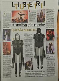 ANNALISA riviste cover articoli interviste
