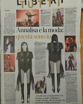 ANNALISA riviste cover articoli interviste