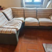 Divano ad angolo componibile  228x160 per 80cm