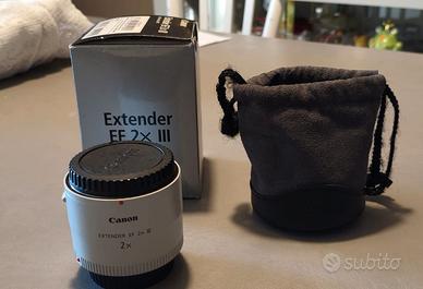 Canon EF Extender 2X III – Full Set Completo