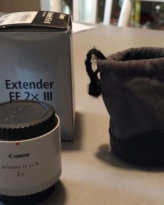 Canon EF Extender 2X III – Full Set Completo