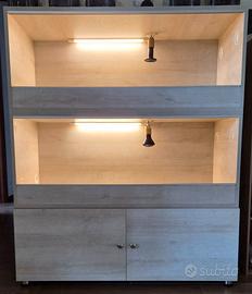 Terrari RH Frank 120x50x50 + Mobiletto