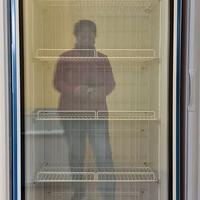 Freezer congelatore a vetrina verticale