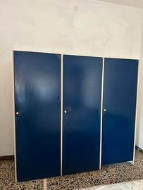 Armadio / mobile a 3 ante – colore blu