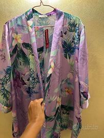 Yamamay giacca kimono floreale lilla - S/M - nuova