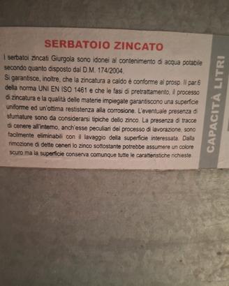 serbatoio 500 litri