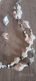 collana piu bracciale e orecchini 