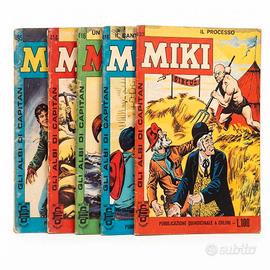 5 Fumetti Capitan Miki 1970- 1971