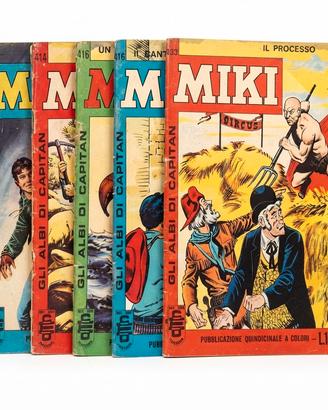 5 Fumetti Capitan Miki 1970- 1971