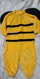 travestimento carnevale da ape bambino anni 2/3