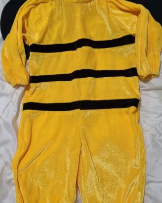 travestimento carnevale da ape bambino anni 2/3
