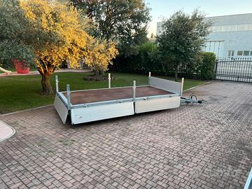 Rimorchio con ralla 2000 kg