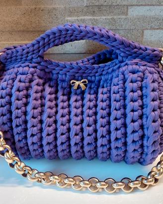 Borsa bauletto uncinetto