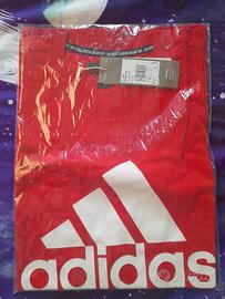 T-Shirt ADIDAS aut. Rossa misura XL Nuova in busta
