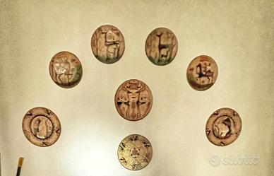 piatti da collezione in terracotta