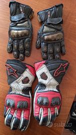 Guanti pelle moto