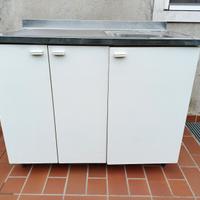 Modulo Cucina con Top in Acciaio 
