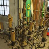 Lampadari in ottone anni 70