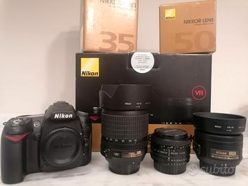 Nikon d90 + 18-105 + 35mm f1.8 g + 50mm f1.8 d