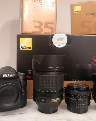 Nikon d90 + 18-105 + 35mm f1.8 g + 50mm f1.8 d