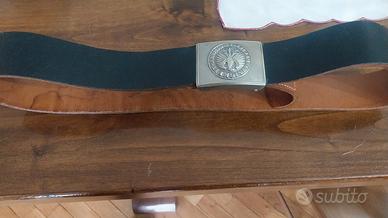 cintura militare in cuoio   molto rara