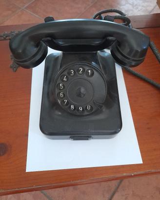 Telefono d'Epoca Siemens W48 Bachelite Nera