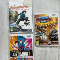 Lotto 3 Giochi Nintendo Wii