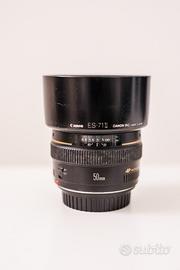 Obiettivo Canon 50 mm f 1.4