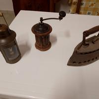 set ferro da stiro macina caffè lampada