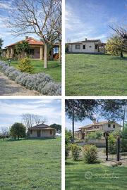 Villa indipendente Monterosi, giardino 5.000 mq vi