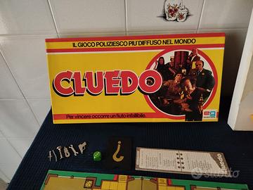 Cluedo editrice giochi anni 80 scatola gialla comp