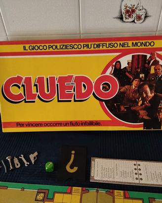 Cluedo editrice giochi anni 80 scatola gialla comp