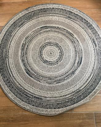 Tappeto rotondo Ikea grigio beige