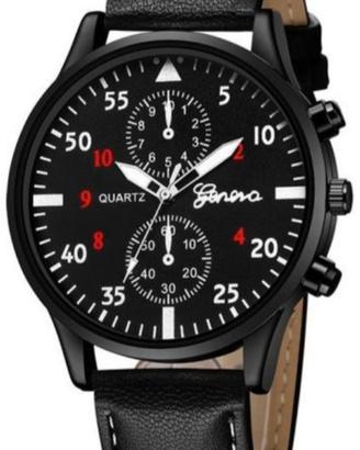 Orologio uomo cinturino nero