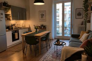 Bilocale arredato con balcone | S. Donato Milanese