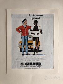 Quadro Pubblicità Advertising anni 70 DOTTOR GIBAU