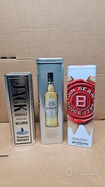 scatole whisky in latta