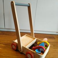 Girello PlanToys con pappagalli