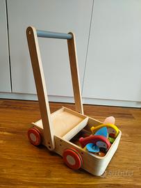 Girello PlanToys con pappagalli
